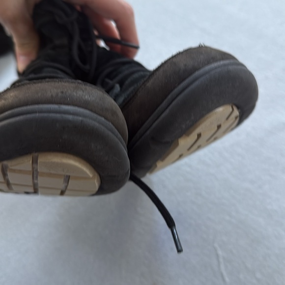 Sorel Boots Explorer Joan winter black suede lace up warm Women’s size 7.5 - Picture 9 of 11